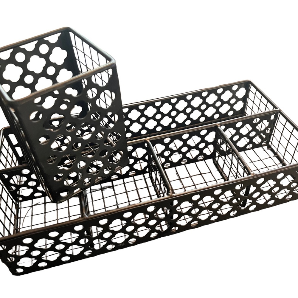 2 New Metal office organizing bundle